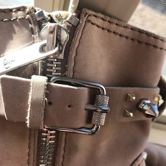 Sam Edelman booties with gold and silver accents - Picture 6 of 8